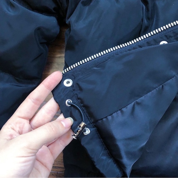 UNIF x Urban Outfitters • Certa Quilted Black Jacket puffer cropped oversized - Picture 6 of 11